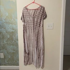 Comfortable tie dye dress